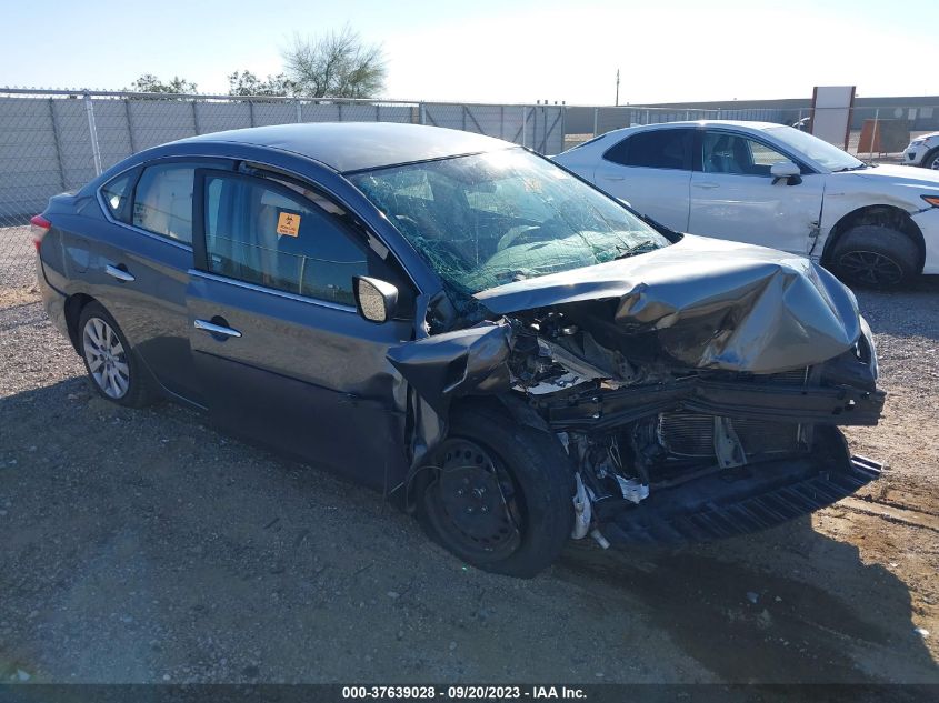 2015 NISSAN SENTRA S - 3N1AB7AP8FY342378