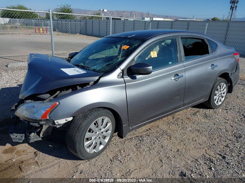 2015 NISSAN SENTRA S - 3N1AB7AP8FY342378