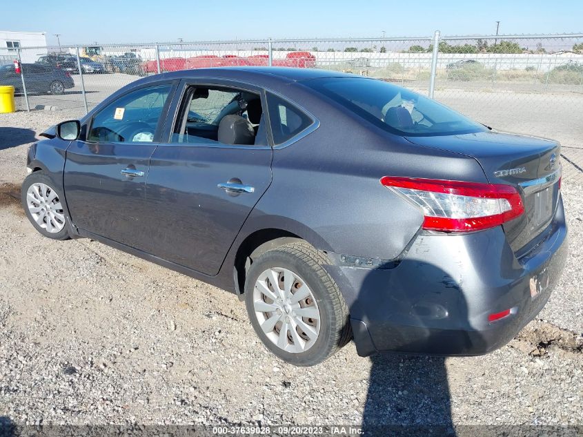 2015 NISSAN SENTRA S - 3N1AB7AP8FY342378