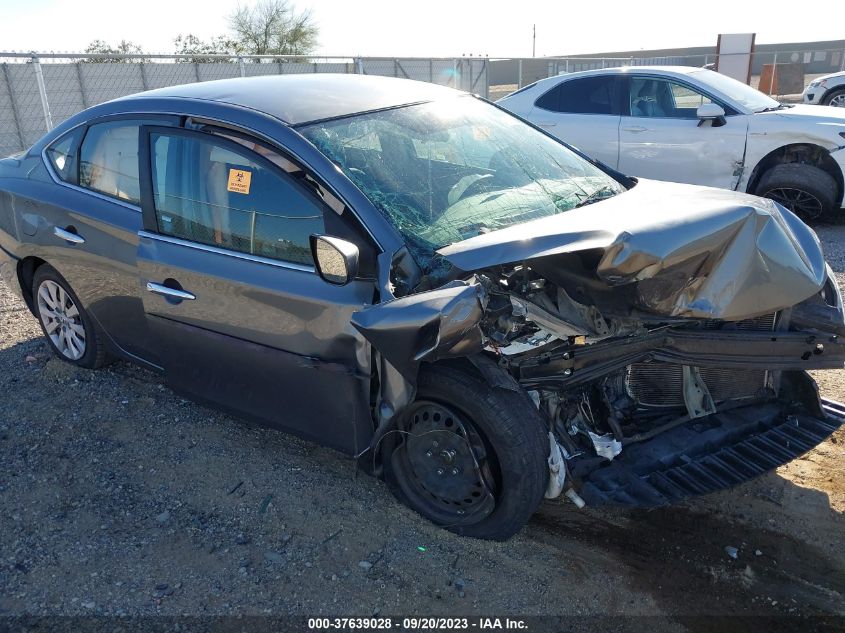 2015 NISSAN SENTRA S - 3N1AB7AP8FY342378