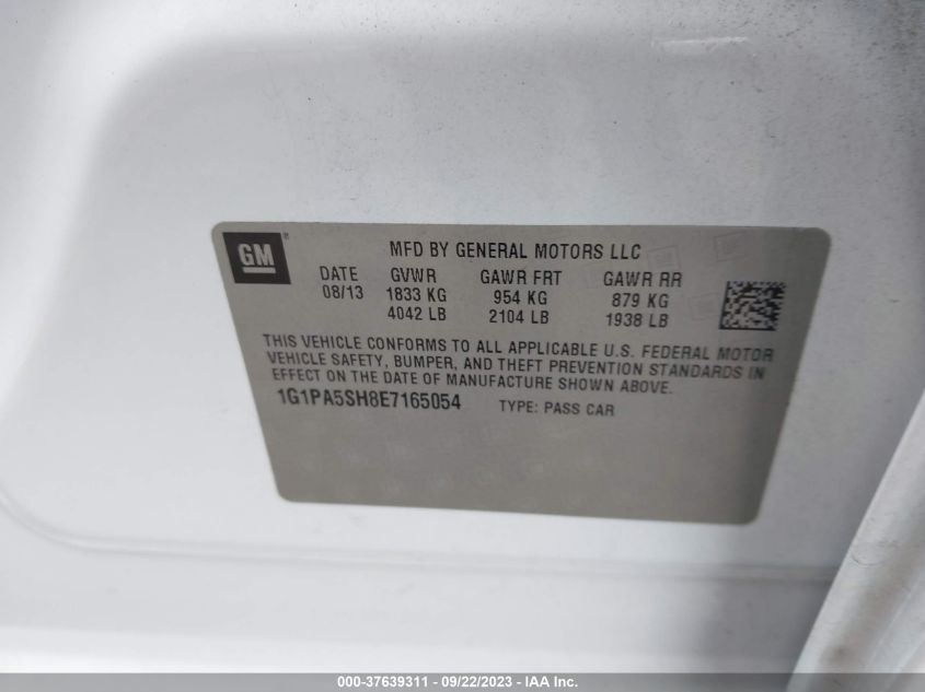2014 CHEVROLET CRUZE LS - 1G1PA5SH8E7165054