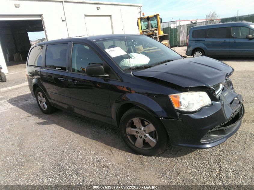 2013 DODGE GRAND CARAVAN SE - 2C4RDGBG2DR704291