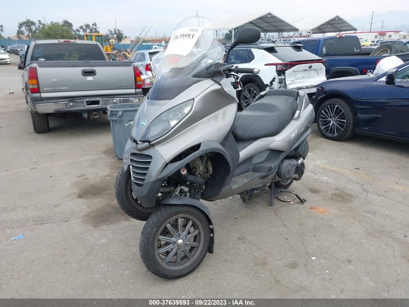 2009 PIAGGIO MP3 400 - ZAPM590T895000750
