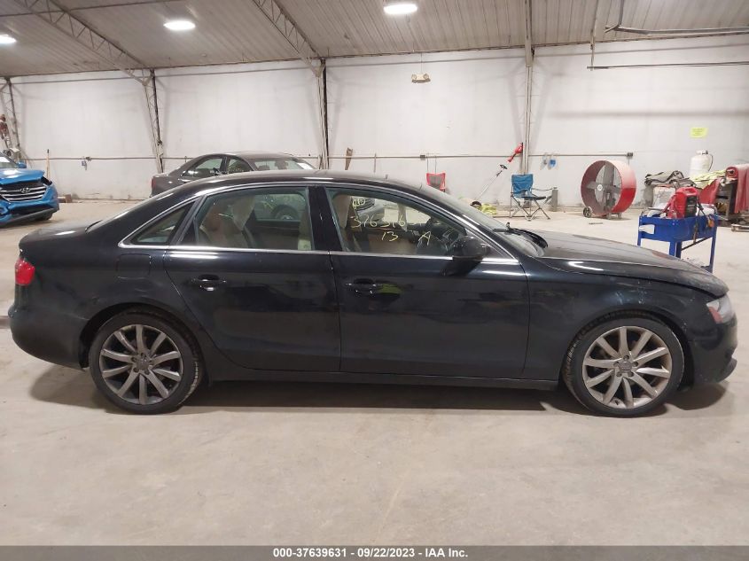 2013 AUDI A4 PREMIUM PLUS - WAUFFAFL4DN017289