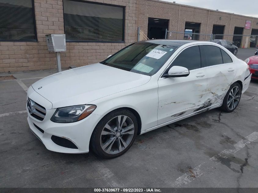 55SWF4JB8FU090698 2015 MERCEDES-BENZ C-CLASS, photo no. 2