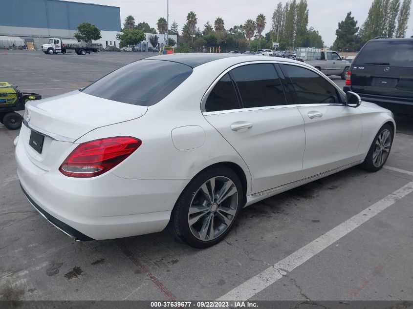 55SWF4JB8FU090698 2015 MERCEDES-BENZ C-CLASS, photo no. 4