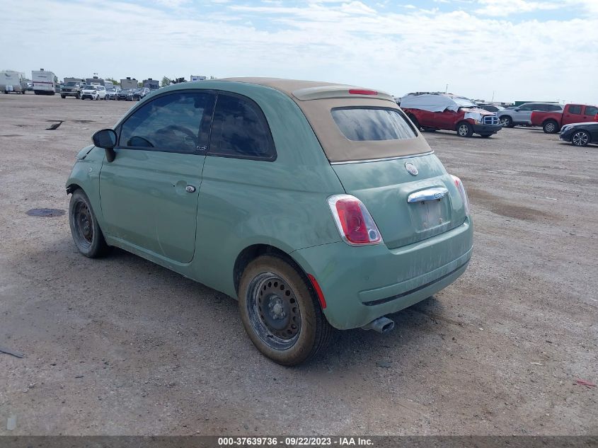 2014 FIAT 500C POP 3C3CFFDR4ET249911