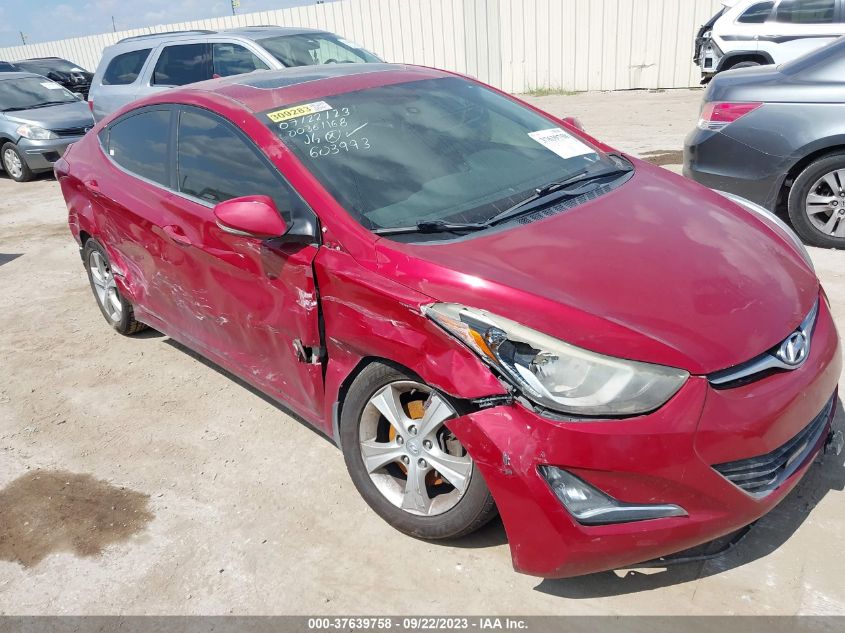 2016 HYUNDAI ELANTRA SE/SPORT/LIMITED - KMHDH4AE0GU603993