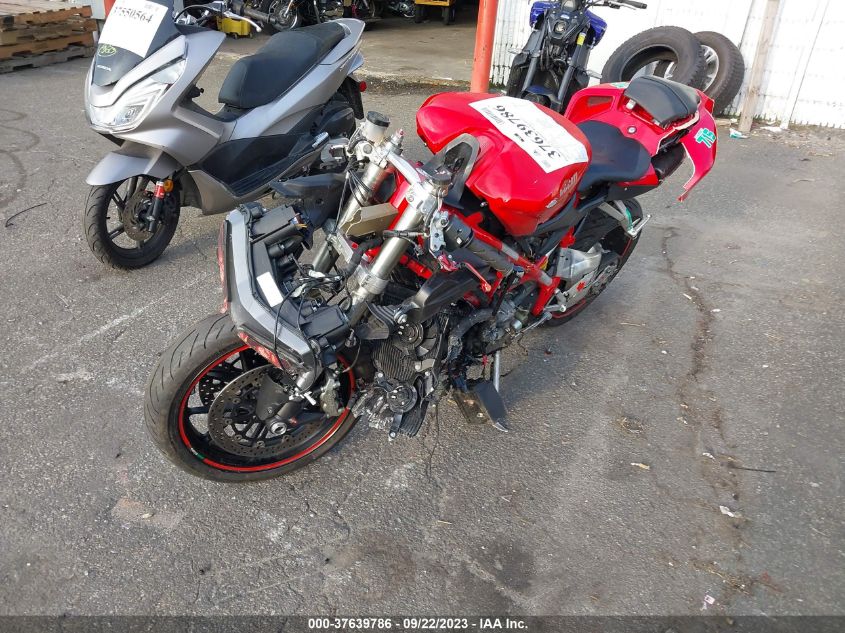 2009 DUCATI 848 ZDM1XBGV79B010043