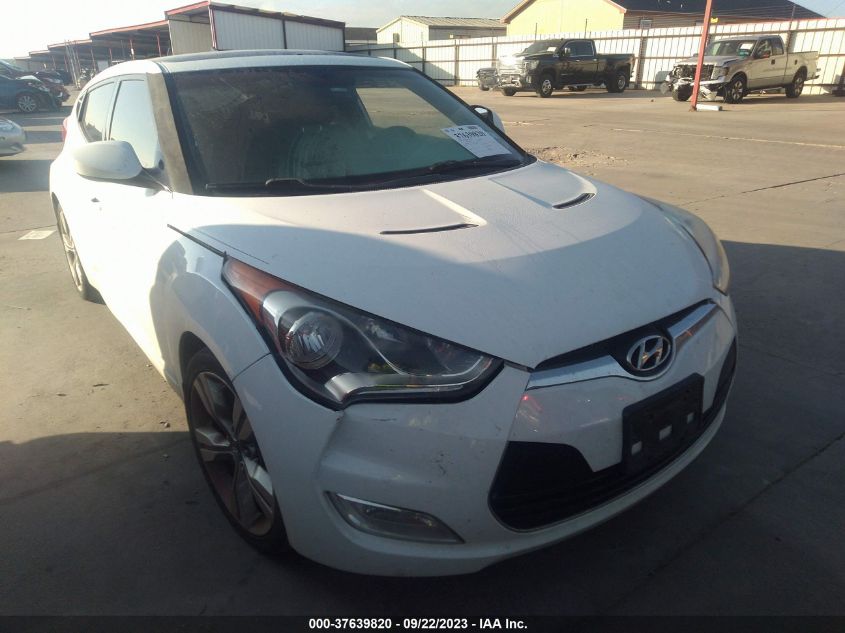 2013 HYUNDAI VELOSTER W/BLACK INT - KMHTC6AD7DU173470