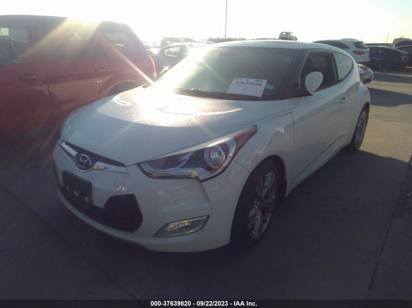 2013 HYUNDAI VELOSTER W/BLACK INT - KMHTC6AD7DU173470