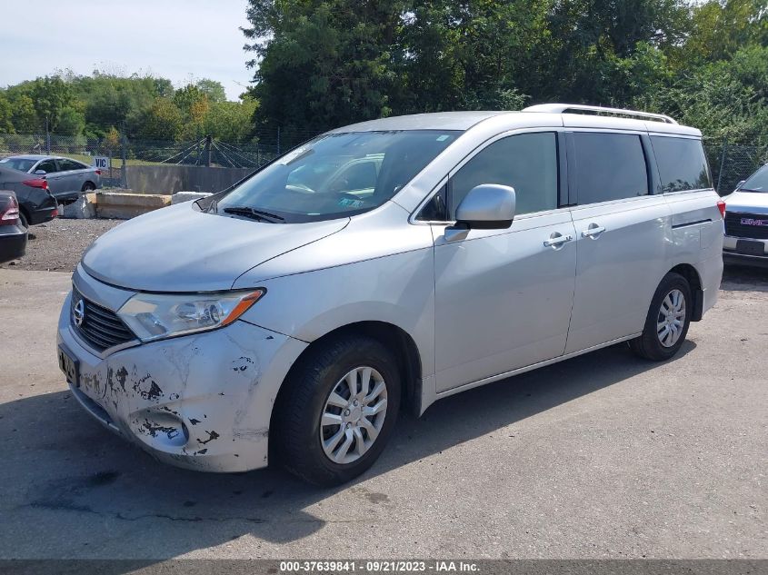 2014 NISSAN QUEST S - JN8AE2KP5E9106754