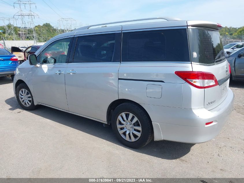 2014 NISSAN QUEST S - JN8AE2KP5E9106754