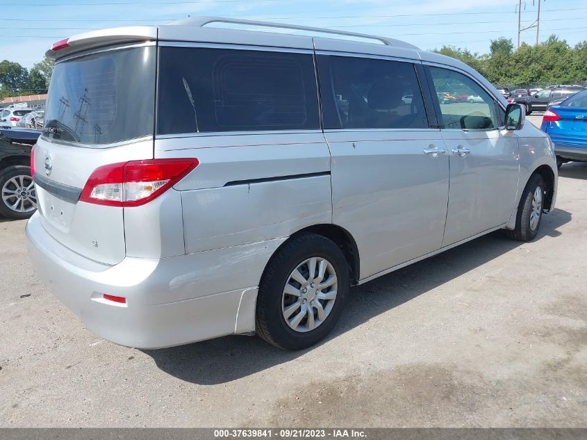 2014 NISSAN QUEST S - JN8AE2KP5E9106754