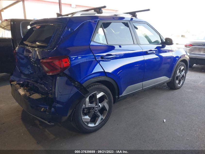 2022 HYUNDAI VENUE SEL/LIMITED - KMHRC8A38NU185660