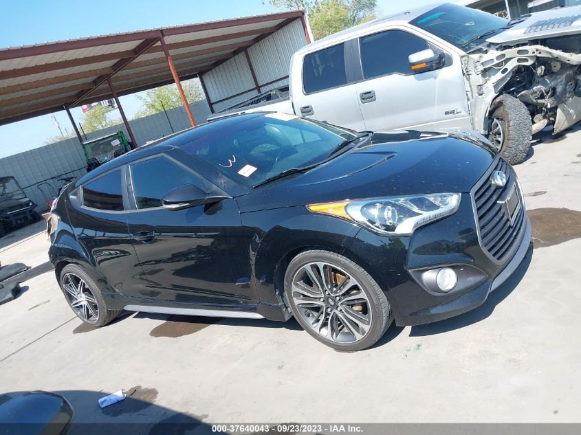 2016 HYUNDAI VELOSTER TURBO KMHTC6AE7GU258919