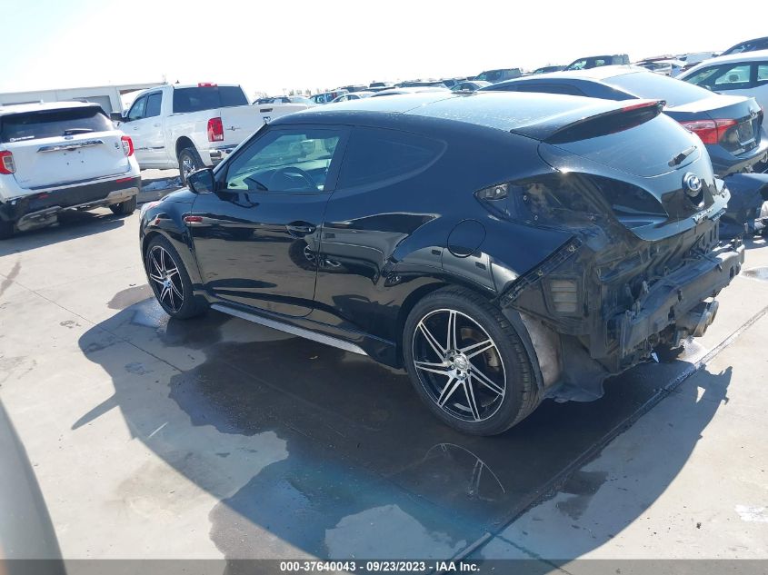 2016 HYUNDAI VELOSTER TURBO KMHTC6AE7GU258919