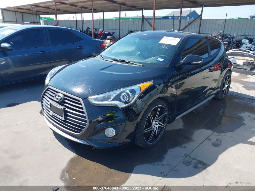 2016 HYUNDAI VELOSTER TURBO KMHTC6AE7GU258919