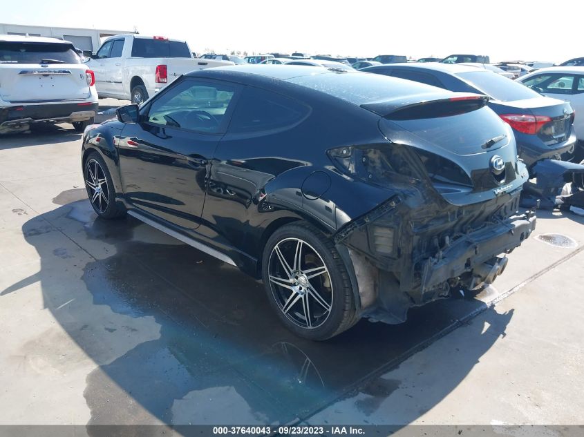 2016 HYUNDAI VELOSTER TURBO KMHTC6AE7GU258919