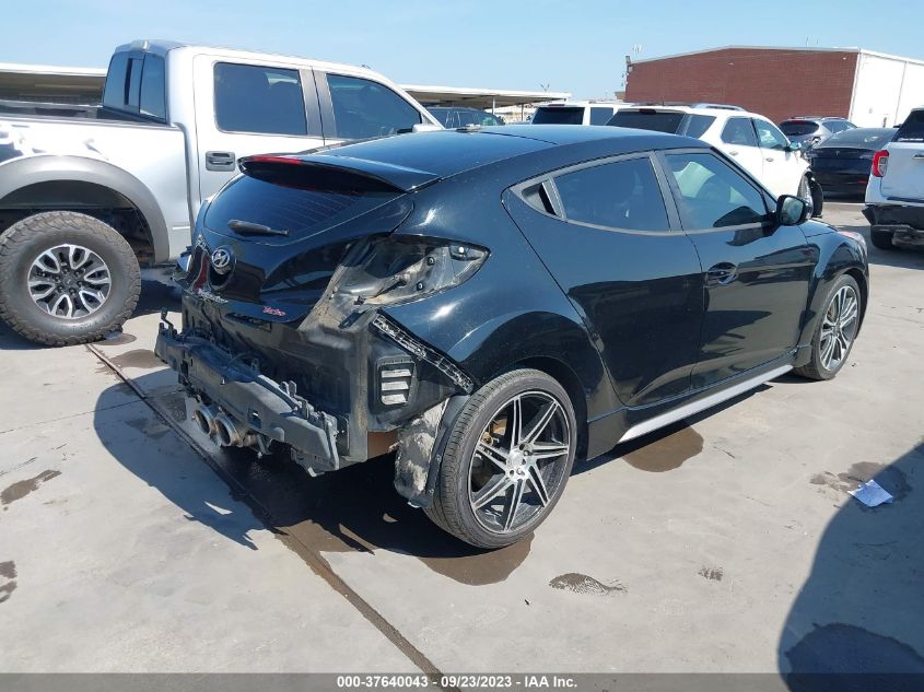 2016 HYUNDAI VELOSTER TURBO KMHTC6AE7GU258919