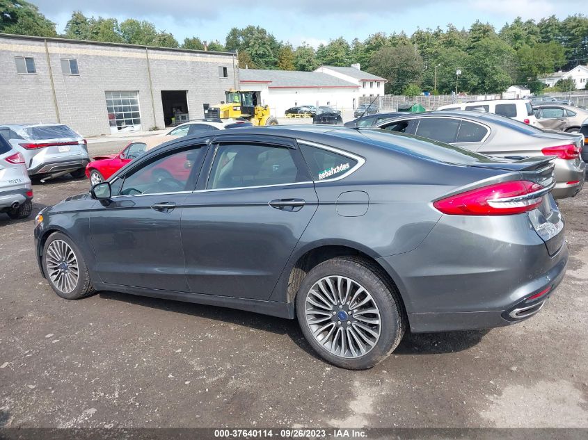 2017 FORD FUSION TITANIUM - 3FA6P0K94HR130222