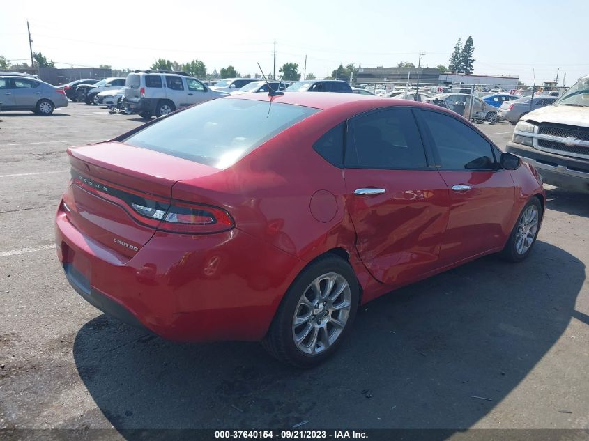 2013 DODGE DART LIMITED - 1C3CDFCA8DD336961