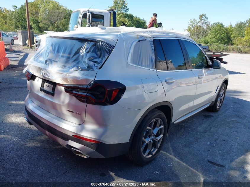 2022 BMW X3 XDRIVE30I - 5UX53DP02N9M92638