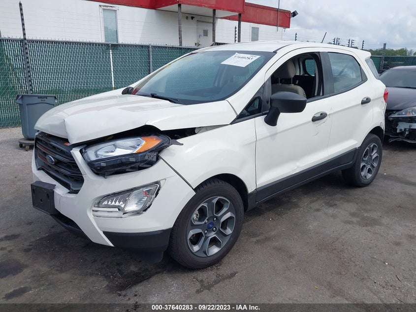 VIN MAJ3S2FE4LC369927 2020 FORD ECOSPORT S