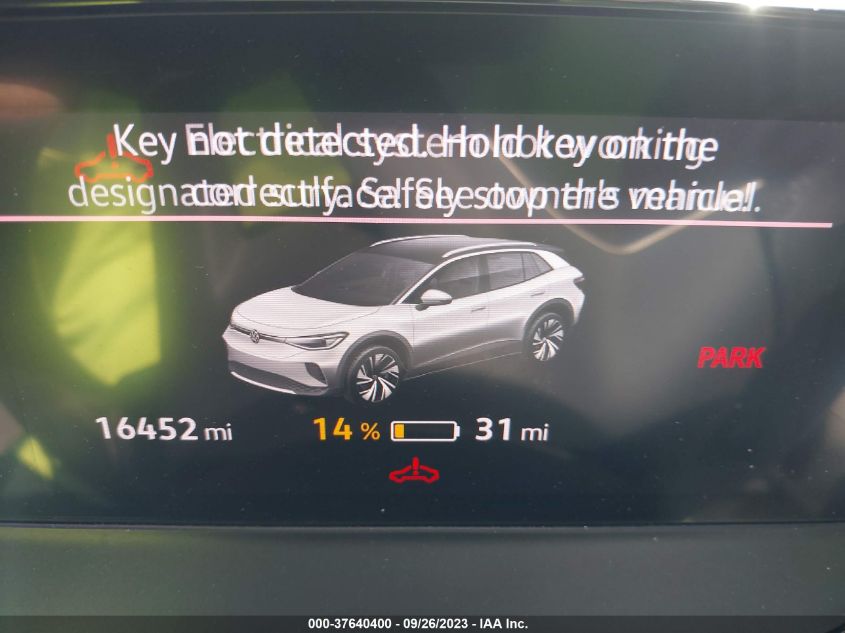 2021 VOLKSWAGEN ID.4 PRO S WVGUNPE23MP066363