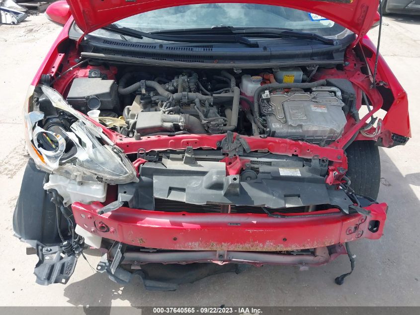 2016 TOYOTA PRIUS C ONE/TWO/THREE/FOUR - JTDKDTB30G1121671