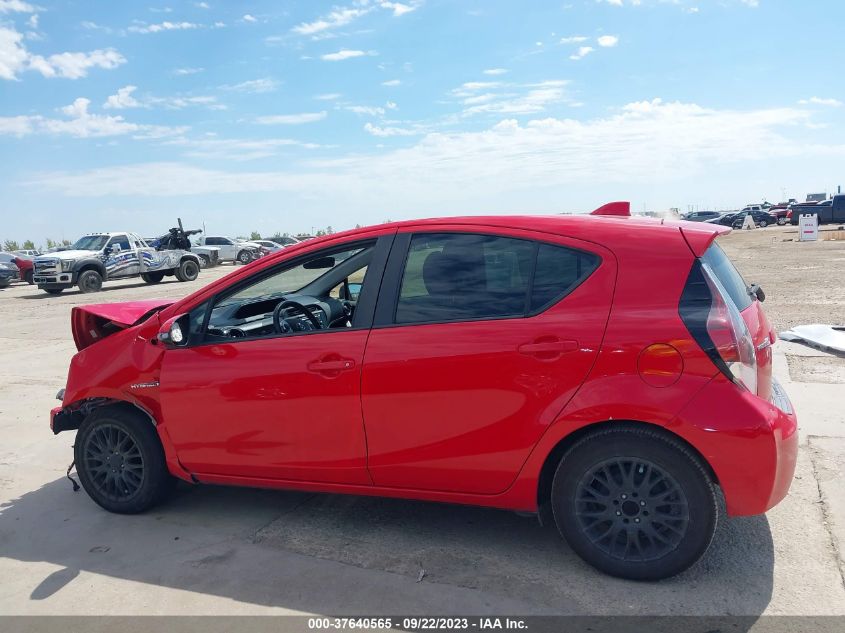 2016 TOYOTA PRIUS C ONE/TWO/THREE/FOUR - JTDKDTB30G1121671