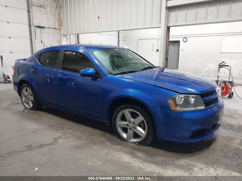 2013 DODGE AVENGER SXT - 1C3CDZCB3DN506085