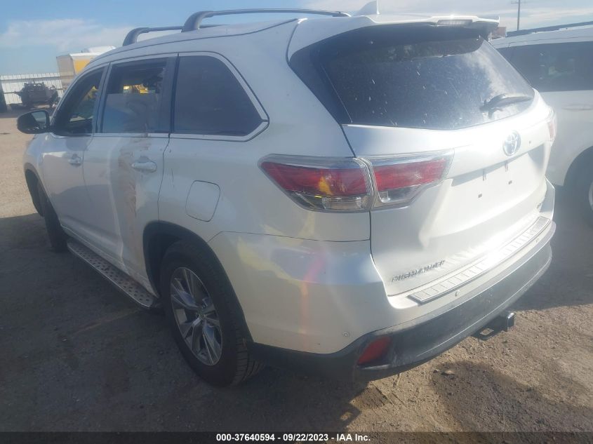 2015 TOYOTA HIGHLANDER LIMITED/LTD PLATINUM - 5TDYKRFHXFS119923