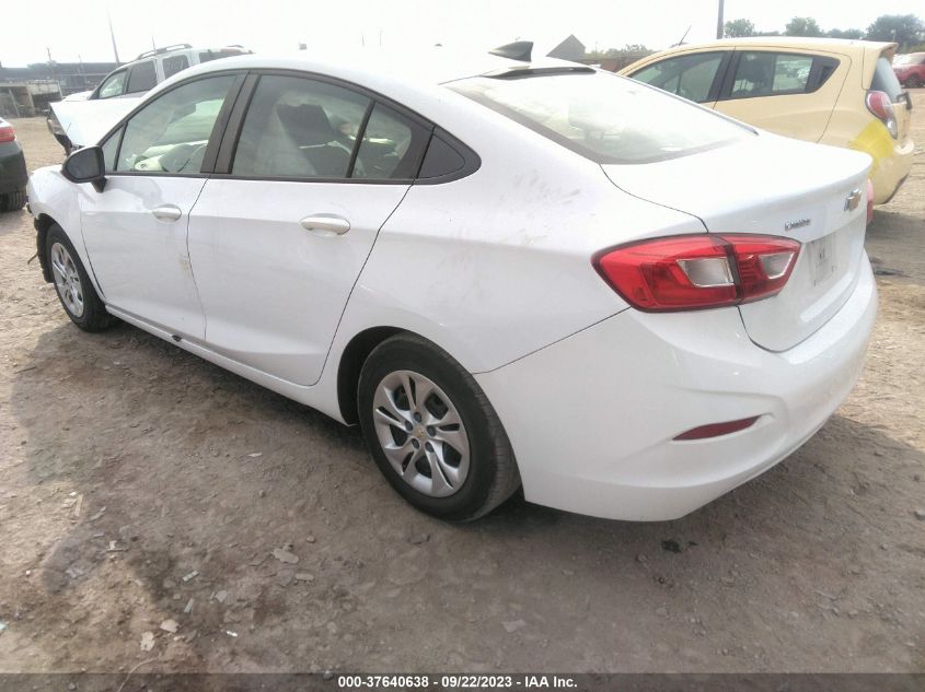 2019 CHEVROLET CRUZE - 1G1BJ5SM5K7102206