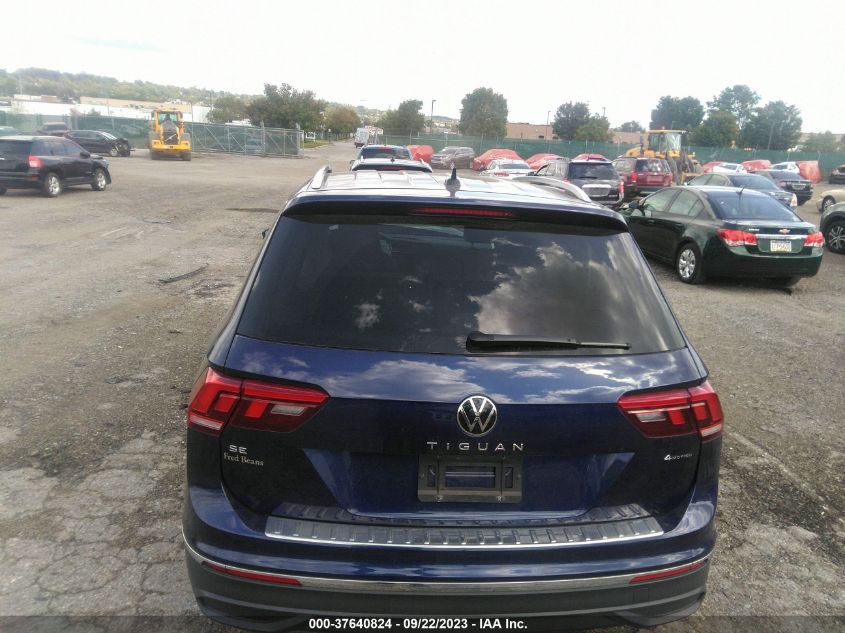 2022 VOLKSWAGEN TIGUAN SE - 3VV2B7AX7NM135800