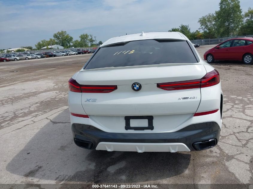 2022 BMW X6 XDRIVE40I - 5UXCY6C06N9J70658