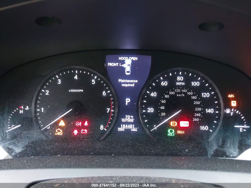 2013 LEXUS LS 460 JTHBL5EF3D5116052