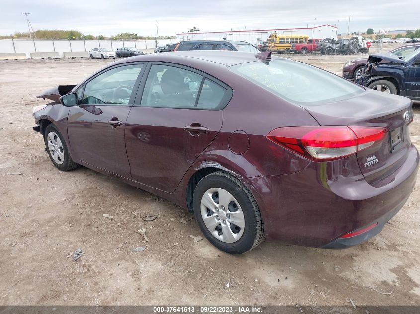 2018 KIA FORTE LX - 3KPFL4A7XJE183419