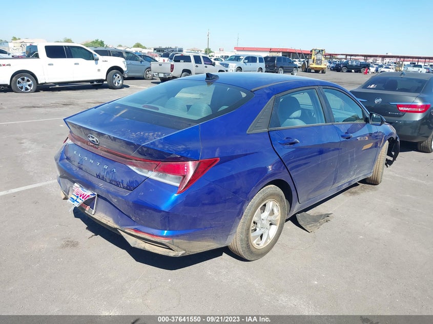 VIN 5NPLL4AGXMH034740 2021 HYUNDAI ELANTRA SE