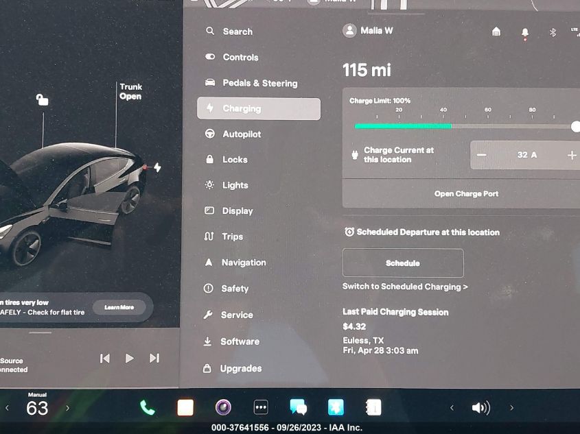 2023 TESLA MODEL 3 - 5YJ3E1EA5PF554457