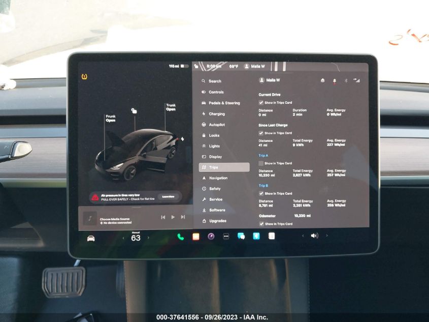 2023 TESLA MODEL 3 - 5YJ3E1EA5PF554457