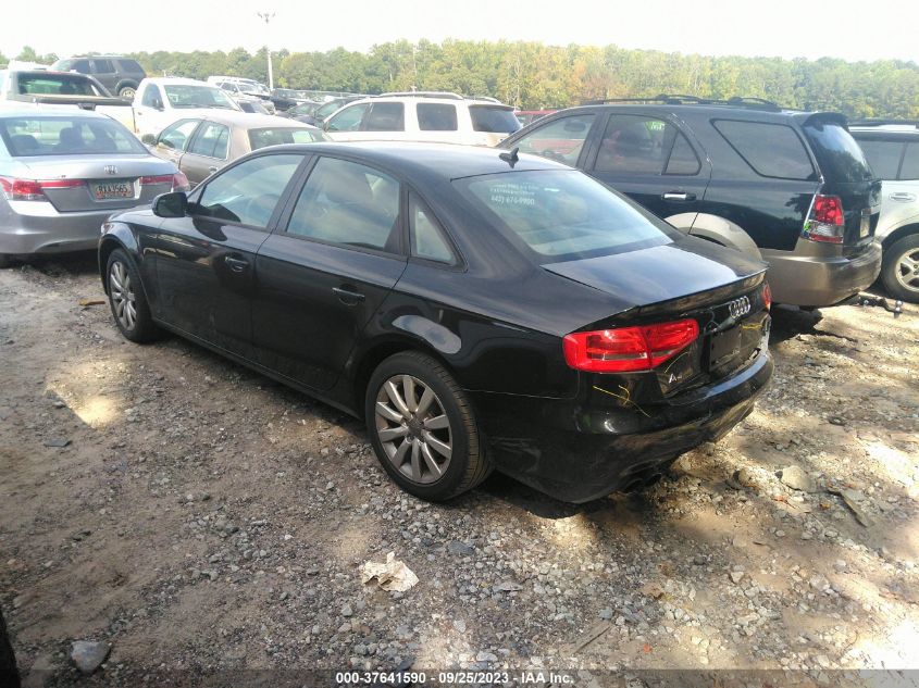 2014 AUDI A4 PREMIUM - WAUAFAFL5EN018009
