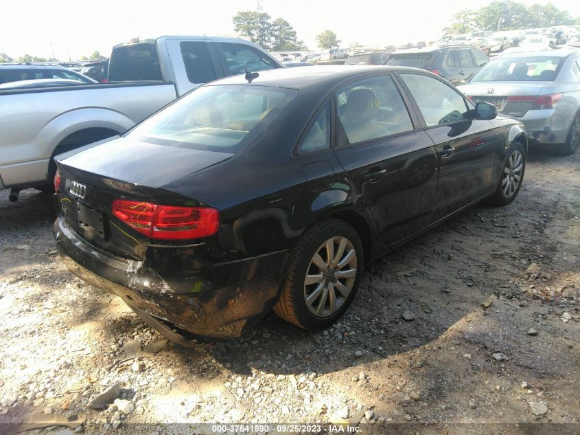 2014 AUDI A4 PREMIUM - WAUAFAFL5EN018009