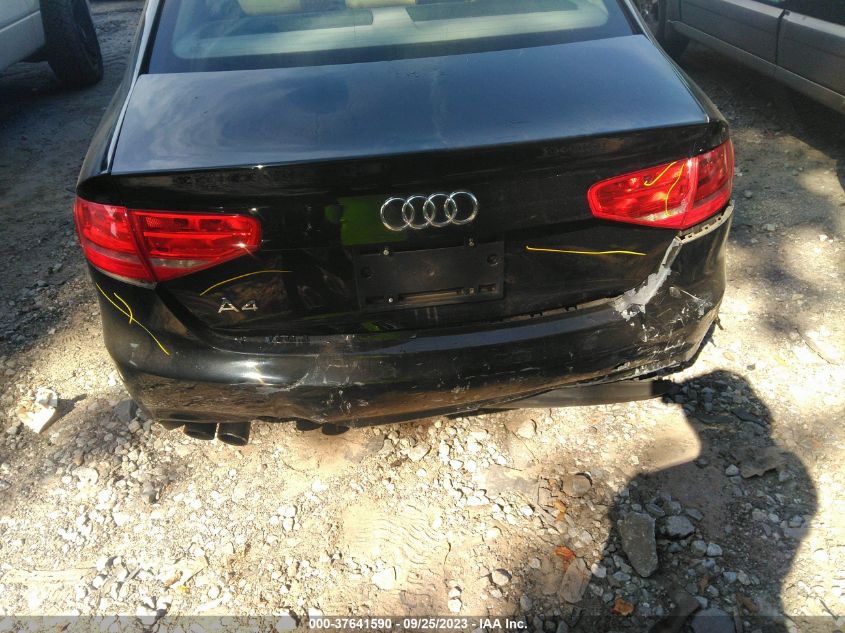2014 AUDI A4 PREMIUM - WAUAFAFL5EN018009