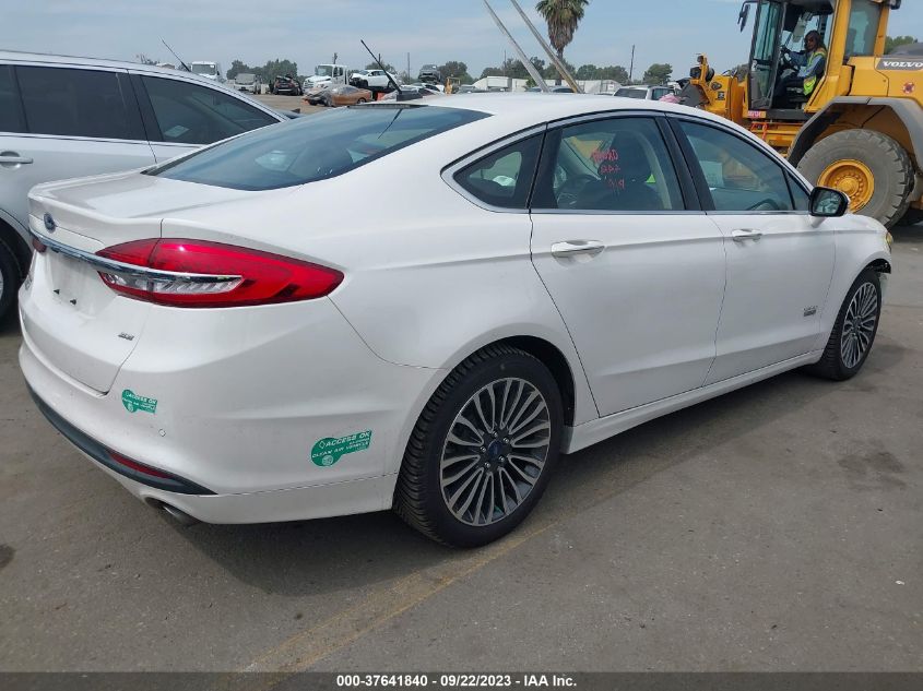 2017 FORD FUSION ENERGI SE - 3FA6P0PU7HR180058