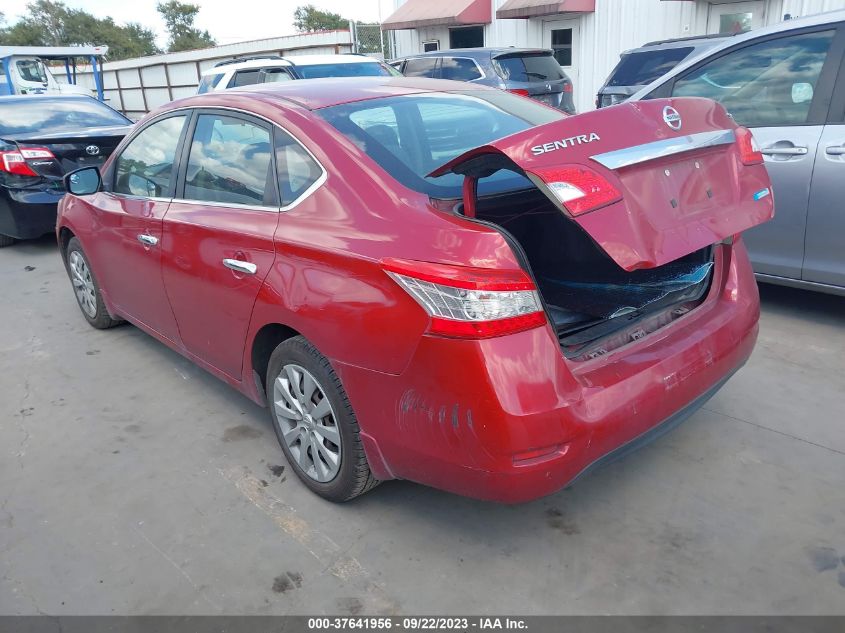 2014 NISSAN SENTRA S/FE+ S/SV/FE+ SV/SR/SL - 3N1AB7AP9EL667844