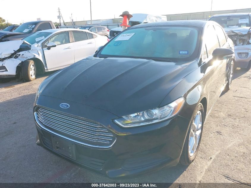 2016 FORD FUSION SE - 3FA6P0H74GR263051