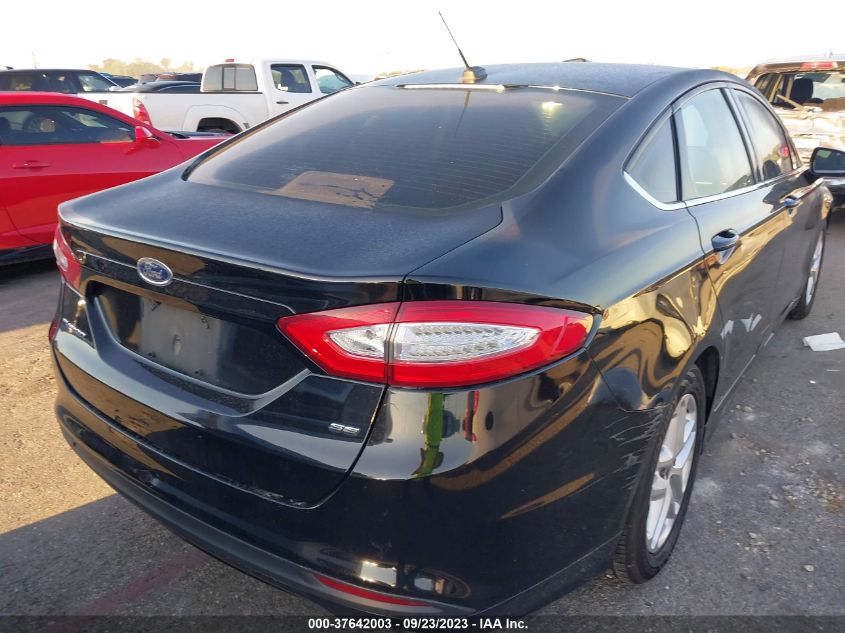 2016 FORD FUSION SE - 3FA6P0H74GR263051