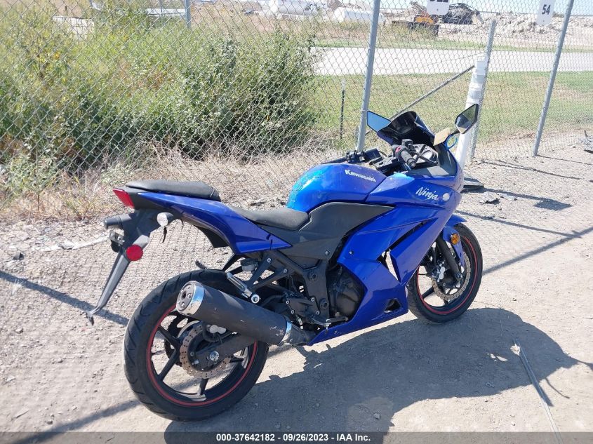 2012 KAWASAKI EX250 J JKAEXMJ16CDAC3417