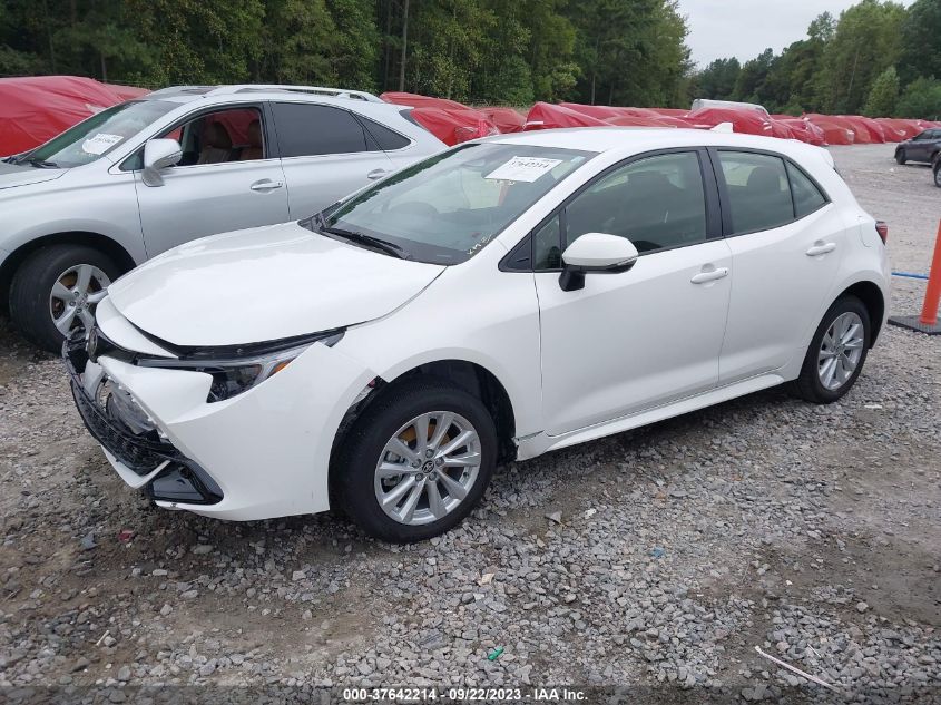 2023 TOYOTA COROLLA HATCHBACK SE JTND4MBE3P3204091